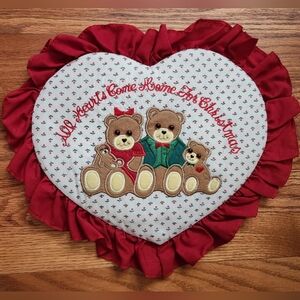 Christmas Teddy Bear Wall/Door Decor 1989 House of Lloyd